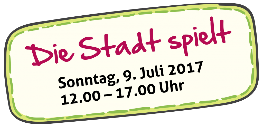 Logo Die Stadt spielt, 9.7.2017