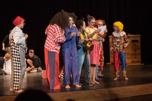 Probenbild des Zirkus Picobello